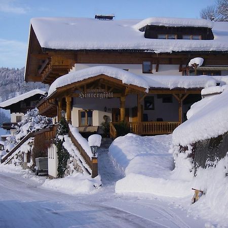 Berggasthof Hintergfoell Unken Eksteriør billede